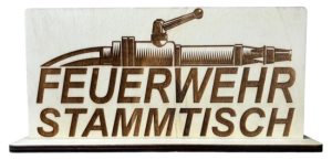 Feuerwehr Stammtisch-Schild